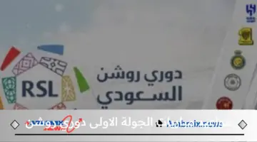 مواعيد مباريات الجولة الاولى دوري روشن للموسم الجديد 2025/2024