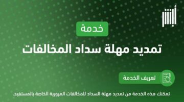 ما هي خطوات طلب تمديد مهلة سداد المخالفات عبر منصة أبشر؟ ..الإدارة العامة للمرور السعودي توضح