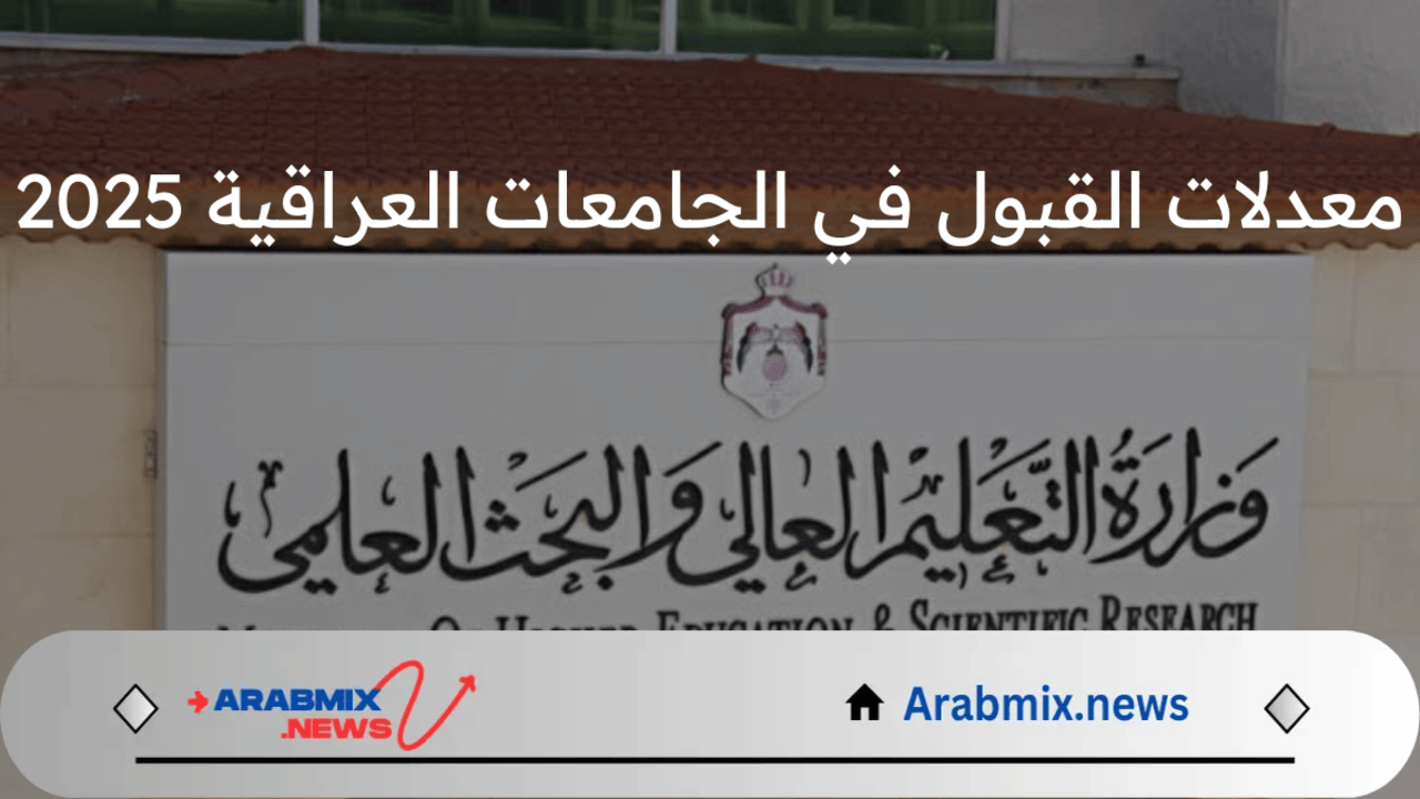 الآن.. معدلات القبول والحدود الدنيا في الجامعات العراقية 2025 وزارة التعليم العالى أدبي وعلمي