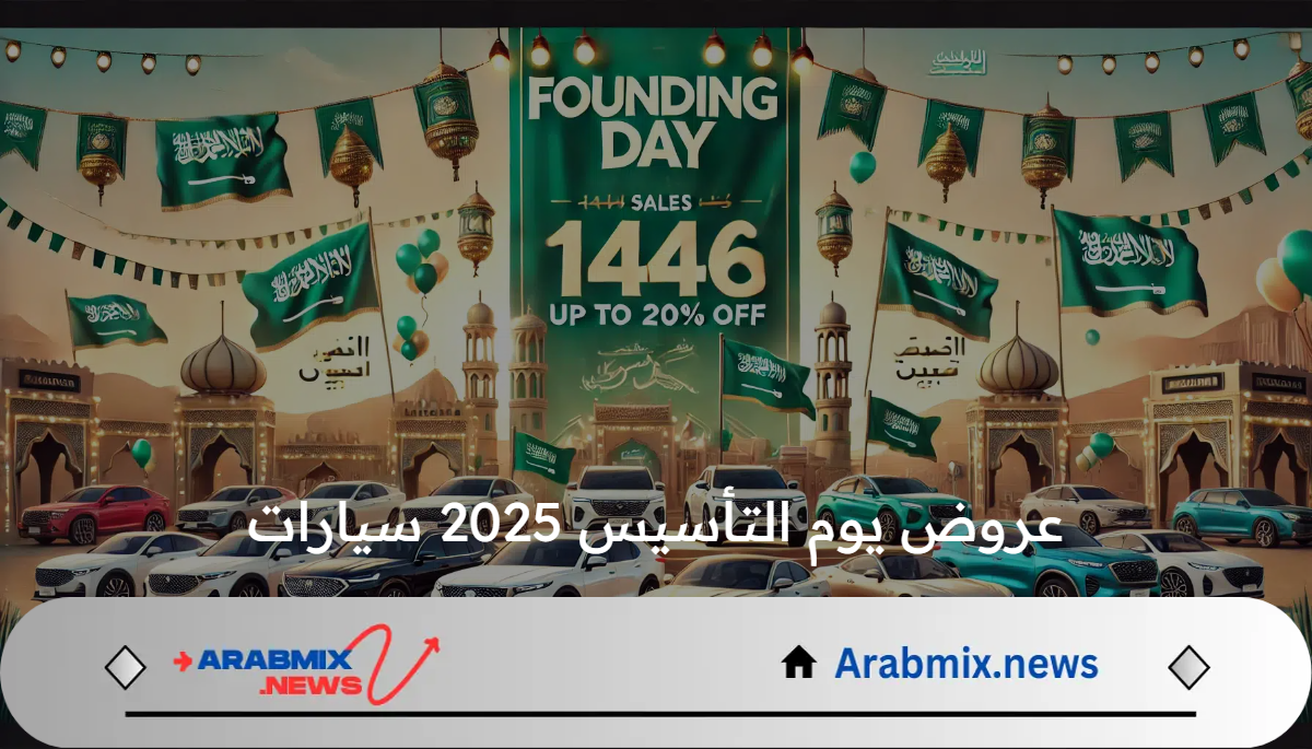 خصومات ضخمة تصل إلى 30%.. عروض يوم التأسيس 2025 سيارات وأثاث ومنتجات غذائية